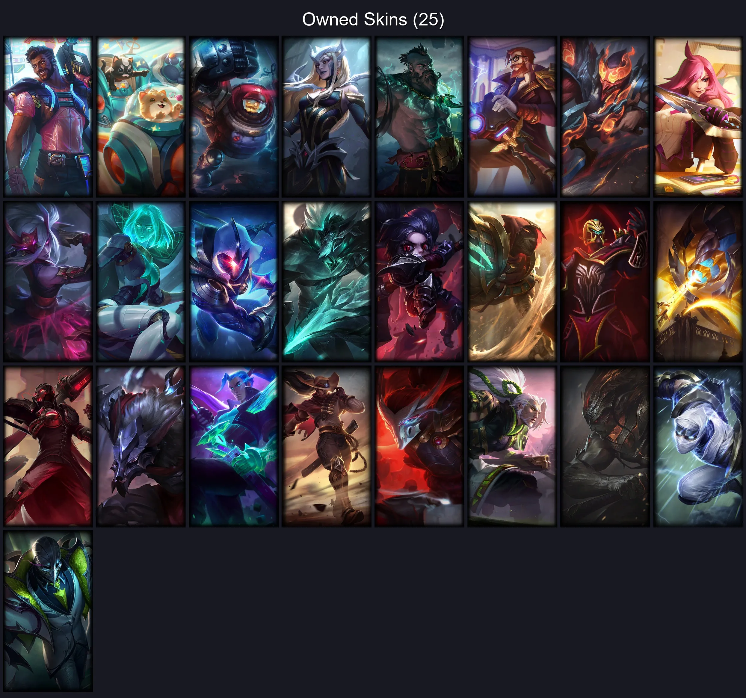 ⭐️EUW ⭐️ Unranked⸱ ⭐️Champ(52)Skin(25)⭐️✅️Mail Changeable ⸱ ✅️Handmade